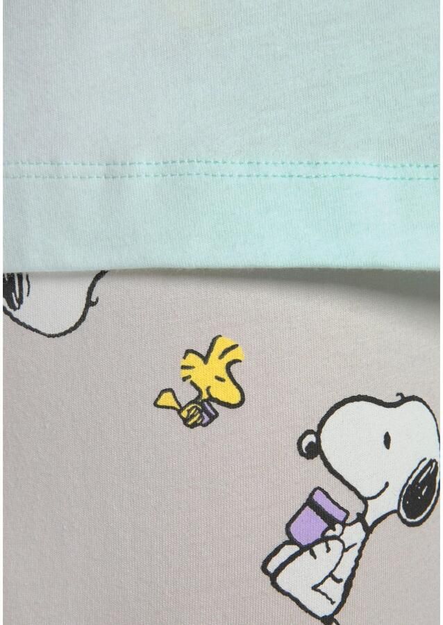 Peanuts Pyjama met snoopy- en woodstock-print (2-delig 1 stuk) - Foto 3