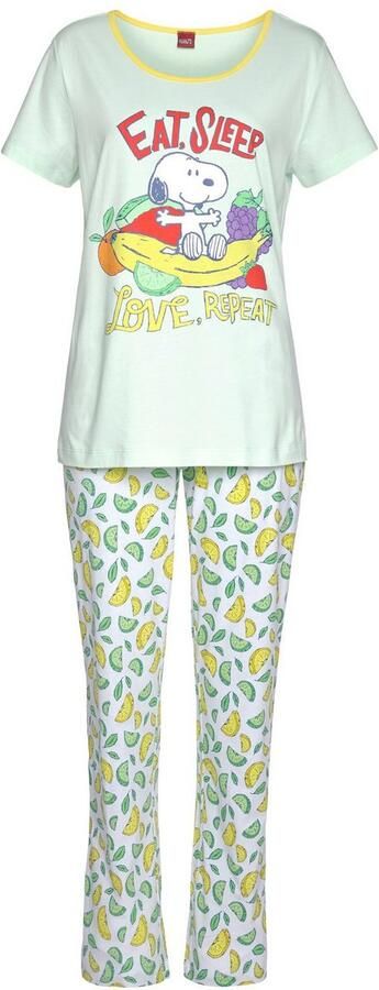 Peanuts Pyjama met snoopy-print (2-delig 1 stuk) - Foto 4