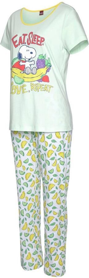 Peanuts Pyjama met snoopy-print (2-delig 1 stuk) - Foto 6