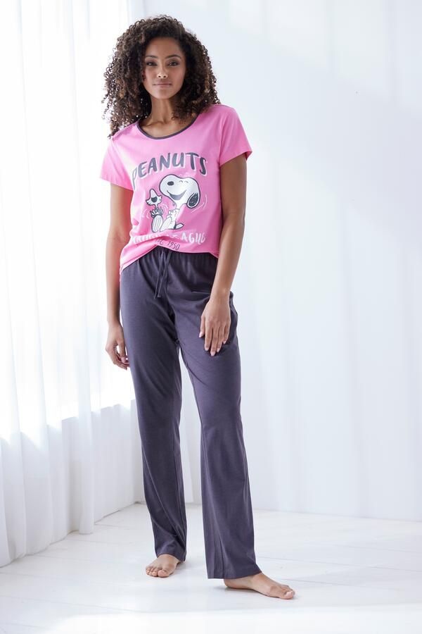 Peanuts Pyjama met snoopy-print (2-delig) - Foto 6