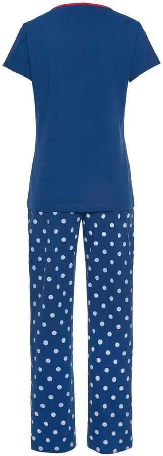 Peanuts Pyjama met snoopy-print en gestippelde broek (2-delig 1 stuk) - Foto 4