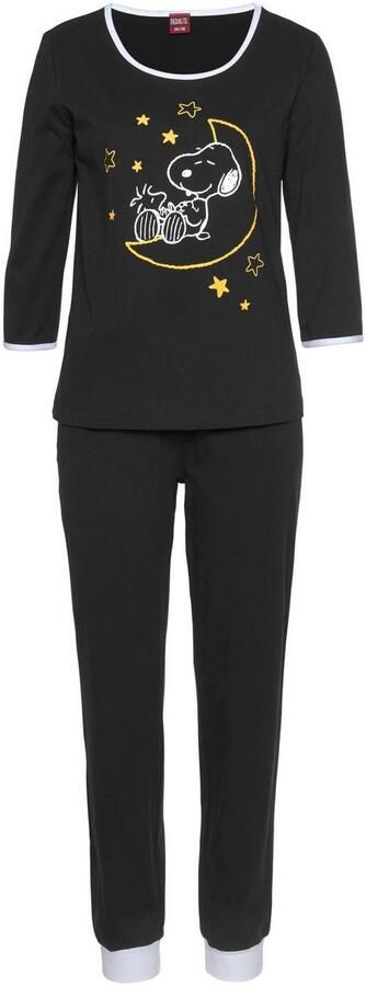 Peanuts Pyjama met snoopy printmotief (2-delig 1 stuk) - Foto 3