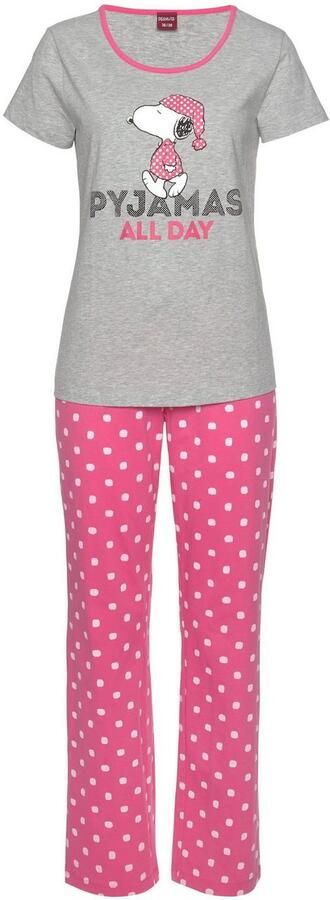 Peanuts Pyjama met snoopy printmotief (2-delig 1 stuk) - Foto 5
