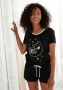 Peanuts Shortama met snoopy printmotief (2-delig 1 stuk) - Thumbnail 1