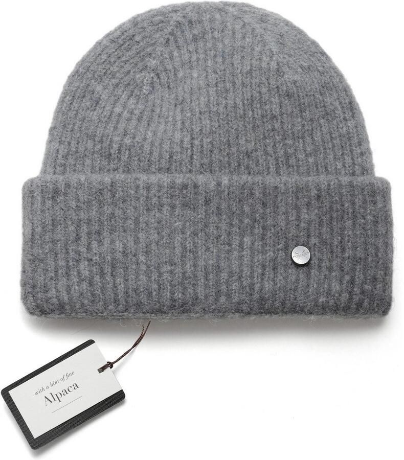 PEARLWOOD Gebreide muts Alva in fijne ribben gebreid - Foto 2