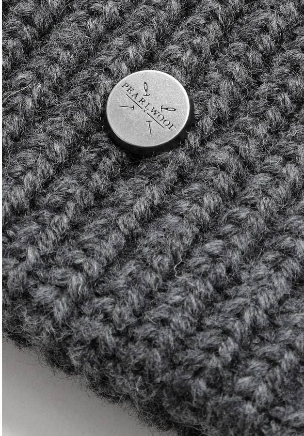 PEARLWOOD Gebreide muts Knut Grof breisel korte pasvorm temperatuurregulerend - Foto 2