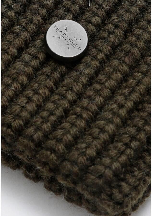 PEARLWOOD Gebreide muts Knut Grof breisel korte pasvorm temperatuurregulerend - Foto 2