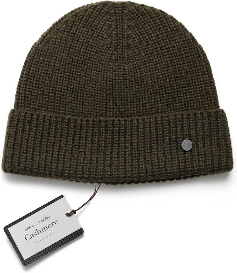 PEARLWOOD Gebreide muts Knut Grof breisel korte pasvorm temperatuurregulerend