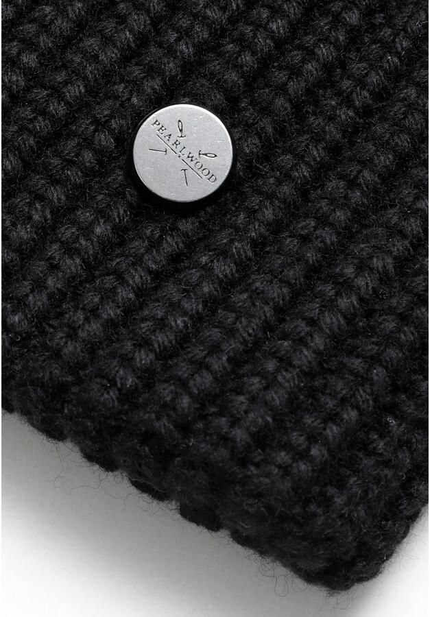 PEARLWOOD Gebreide muts Knut Grof breisel korte pasvorm temperatuurregulerend - Foto 2