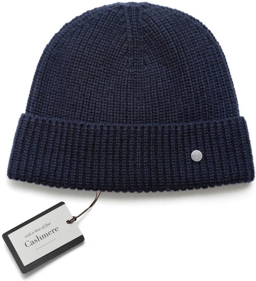 PEARLWOOD Gebreide muts Knut Grof breisel korte pasvorm temperatuurregulerend