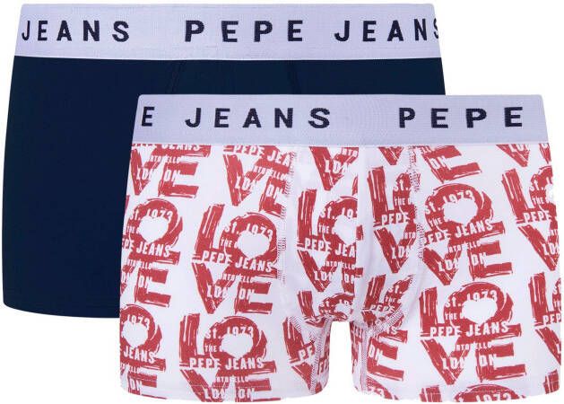 Pepe Jeans Boxershort LOVE PRINT (set 2 stuks)
