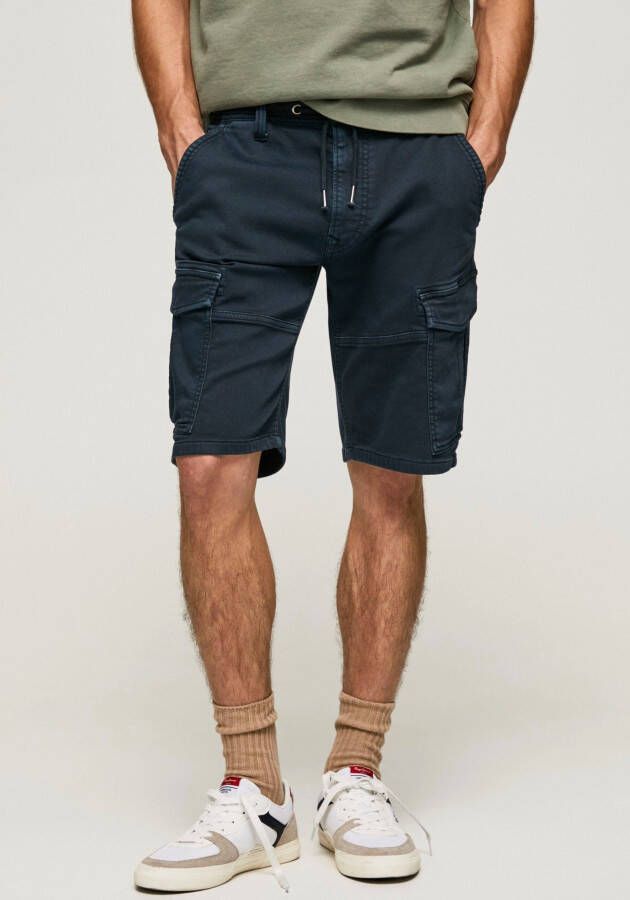 Pepe Jeans Korte broek met cargozakken model 'JARED'