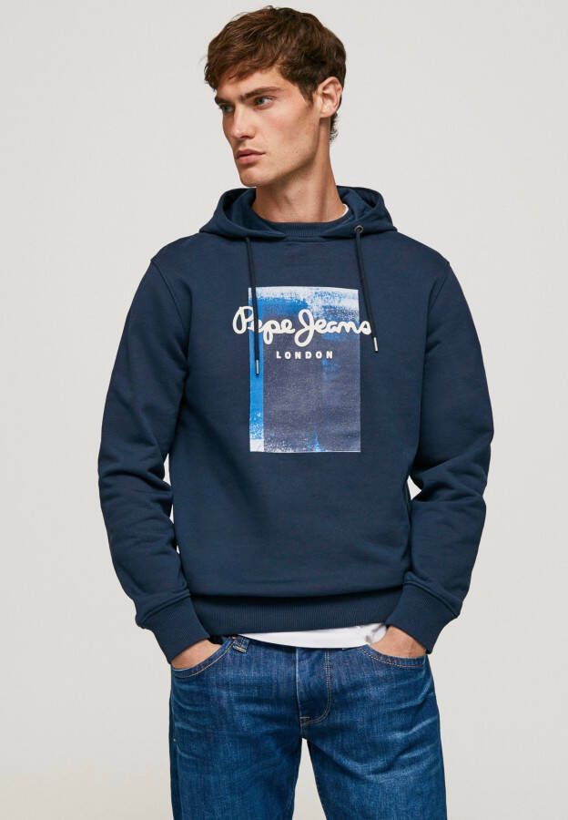 Pepe Jeans Doorboren sweatshirt Blauw Heren