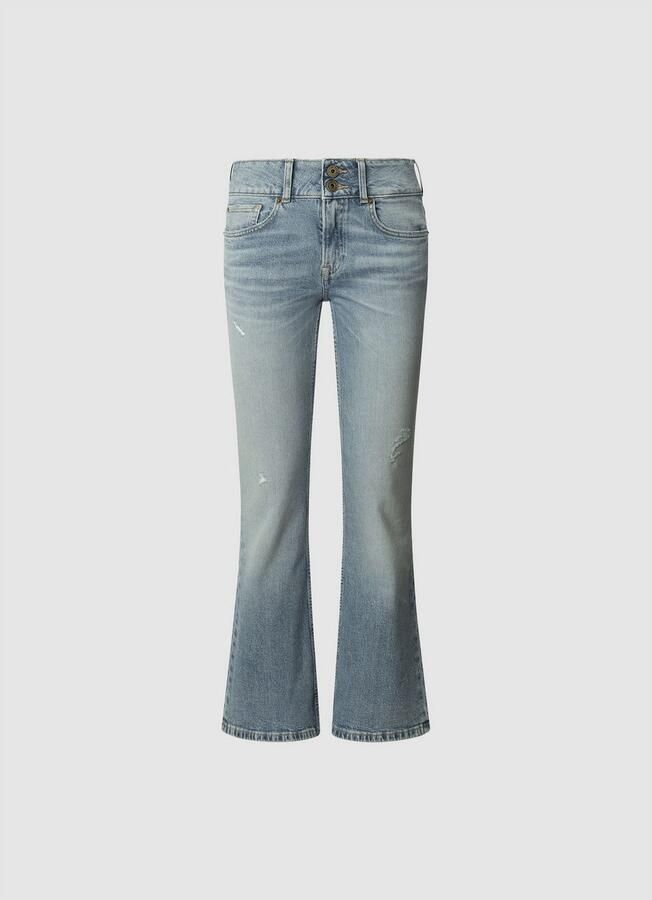 Pepe Jeans Flared jeans van katoenmix model 'VENUS'