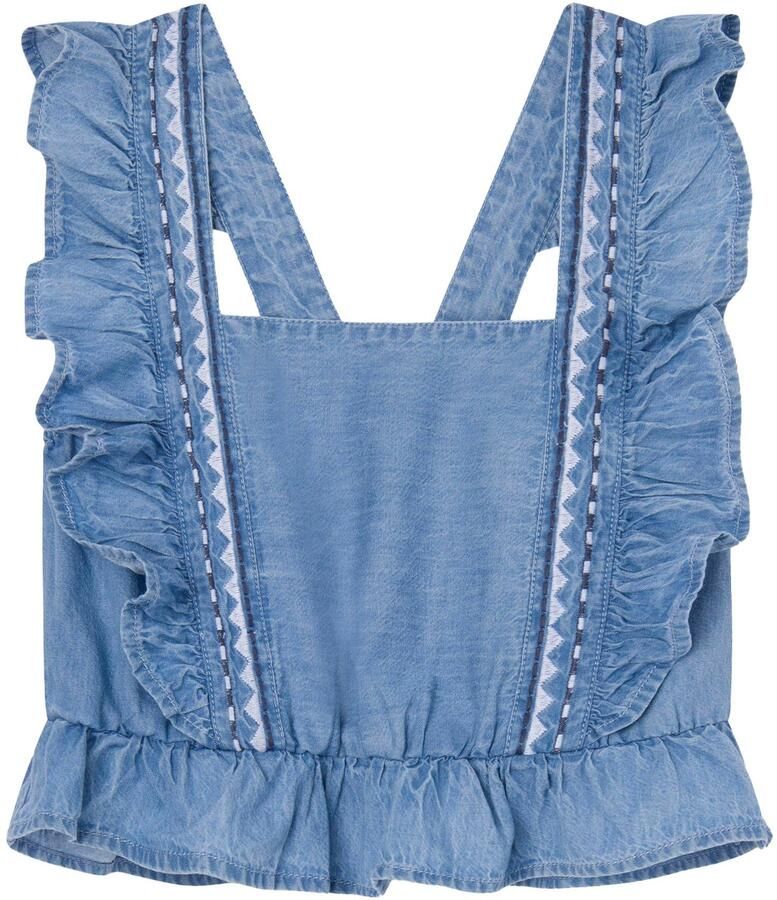 Pepe Jeans Blouse met ruches QUELA met ruches aan de band en zoom - Foto 5