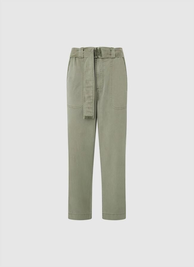 Pepe Jeans Aylin Hoge Taille Rechte Pijp Broek Gray Dames - Foto 4