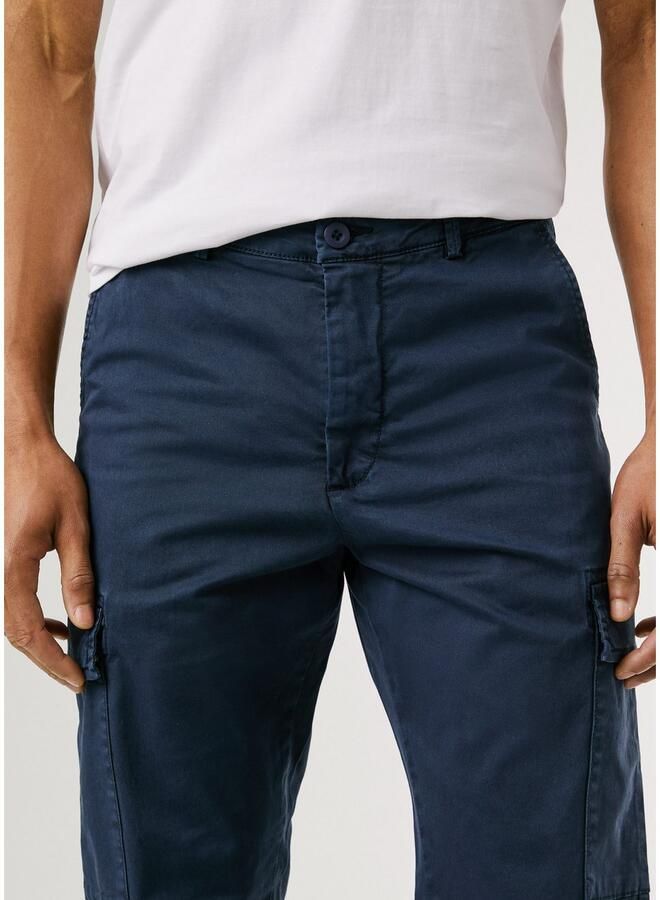 Pepe Jeans Chino SLIM CARGO TWILL met opgestikte zakken - Foto 2