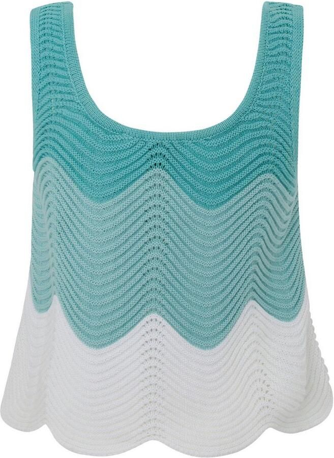 Pepe Jeans Gebreide top GALEA met schulpzoom - Foto 3