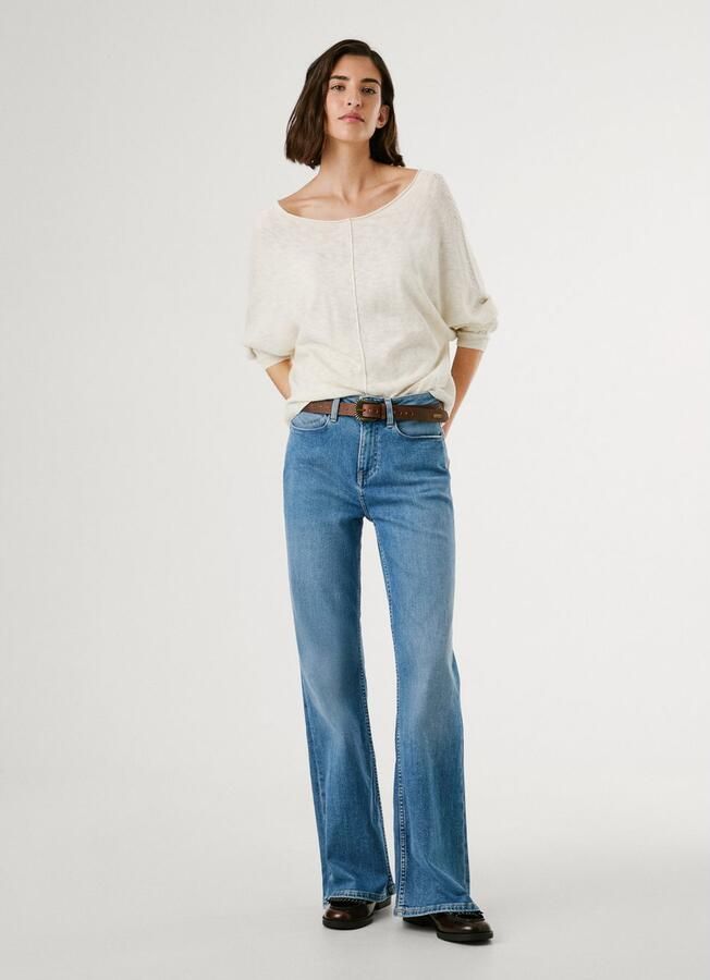 Pepe Jeans Gebreide trui CANDELA met ajourmotief - Foto 4