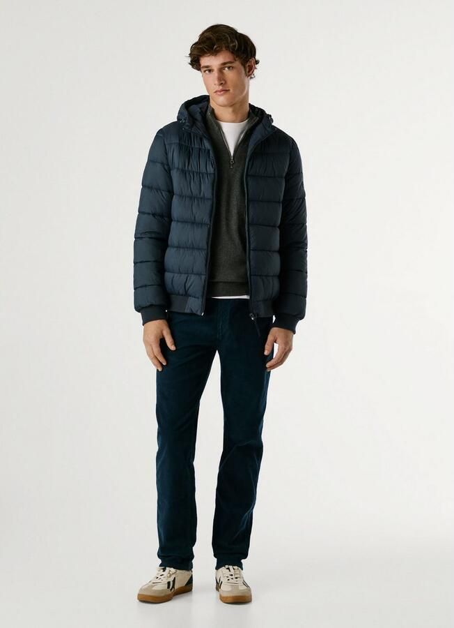 Pepe Jeans Gewatteerde jas PUFFER HOOD Regular fit met capuchon - Foto 5