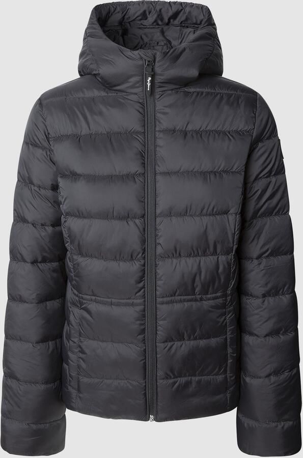 Pepe Jeans Gewatteerde jas SALLY SHORT getailleerd met verstelbaar tunnelkoord