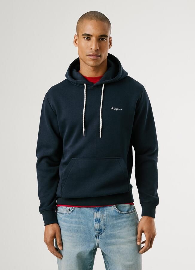 Pepe Jeans Hoodie MACBETH SMALL LOGO Regular Fit met geborduurd logo - Foto 3
