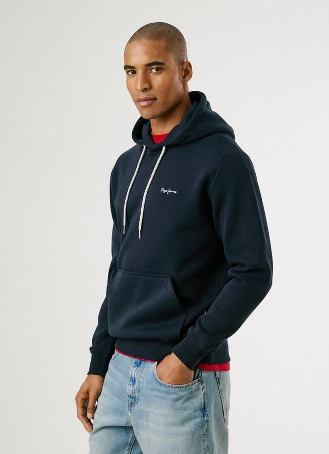 Pepe Jeans Hoodie MACBETH SMALL LOGO Regular Fit met geborduurd logo - Foto 4