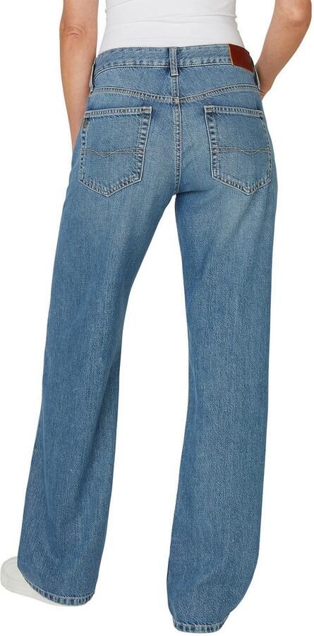 Pepe Jeans Wide leg jeans van een mix van katoen en lyocell model 'NICKY' - Foto 2