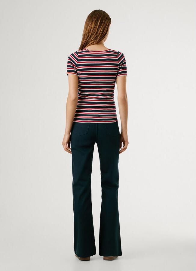 Pepe Jeans Shirt met korte mouwen BAMBU Slim Fit met ronde hals - Foto 4