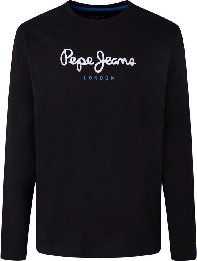 Pepe Jeans Sweatshirt Cmaiseta Manga Larga Hombre Negra Zwart Heren - Foto 6