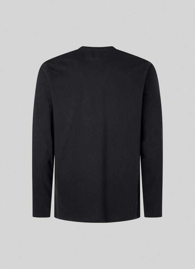 Pepe Jeans Sweatshirt Cmaiseta Manga Larga Hombre Negra Zwart Heren - Foto 2