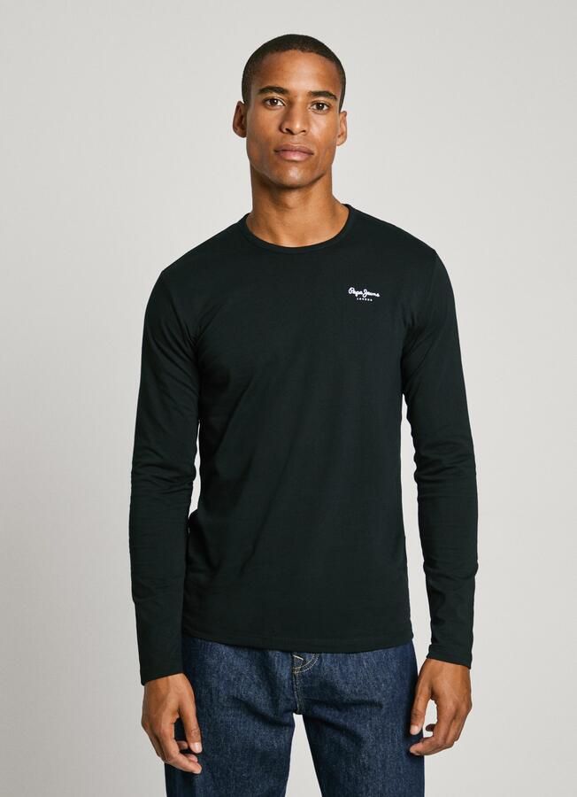 Pepe Jeans Zwarte Katoenen Crew Neck T-Shirt Black Heren - Foto 11