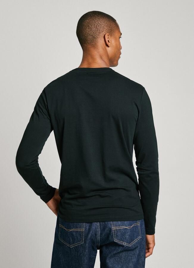 Pepe Jeans Zwarte Katoenen Crew Neck T-Shirt Black Heren - Foto 12