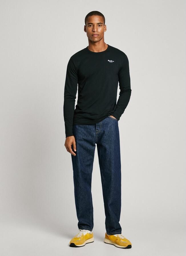 Pepe Jeans Zwarte Katoenen Crew Neck T-Shirt Black Heren - Foto 13