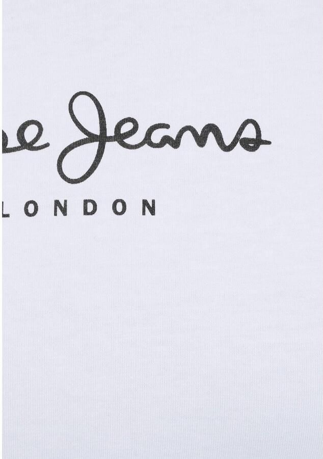 Pepe Jeans Witte Katoenen Longsleeve T-Shirt White Dames - Foto 2
