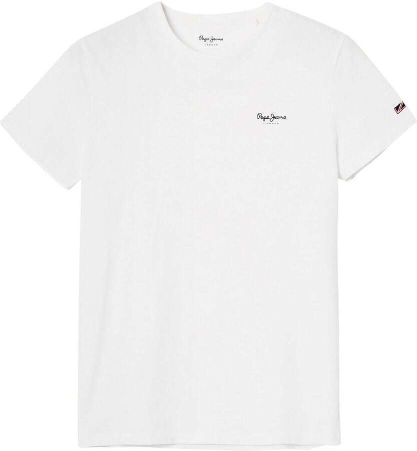 Pepe Jeans T-shirt Original Basic 3 N White Heren