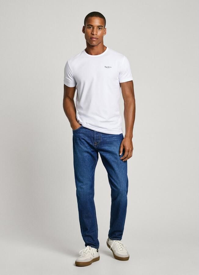 Pepe Jeans T-shirt Original Basic 3 N White Heren - Foto 4