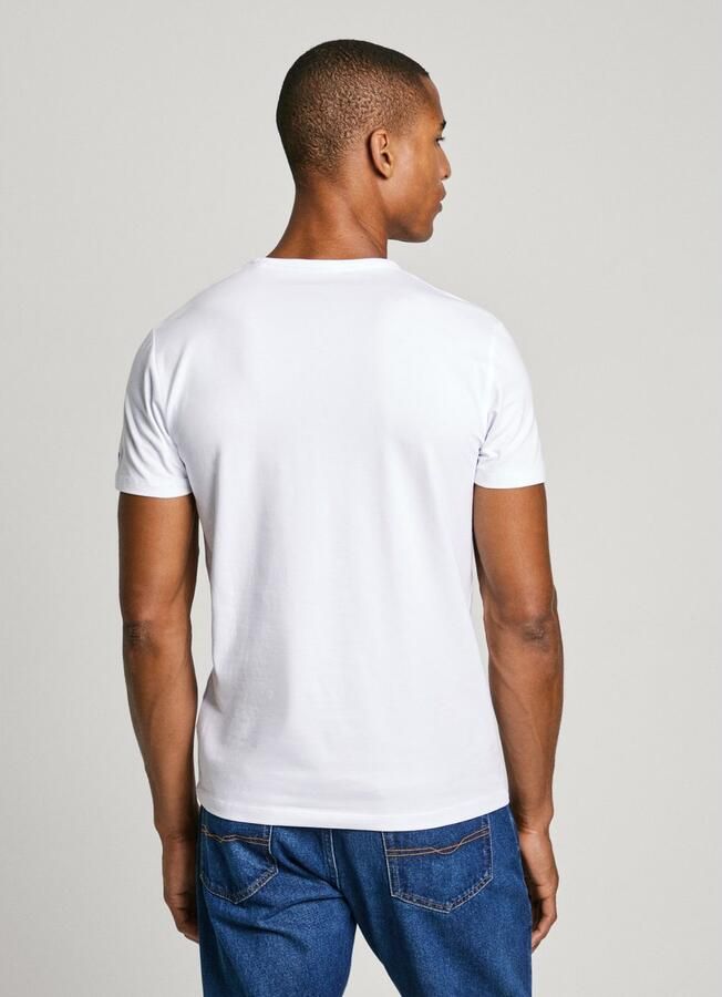 Pepe Jeans T-shirt Original Basic 3 N White Heren - Foto 5