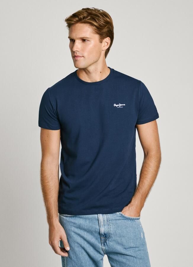 Pepe Jeans T-shirt Original Basic 3 N Blauw Heren - Foto 7