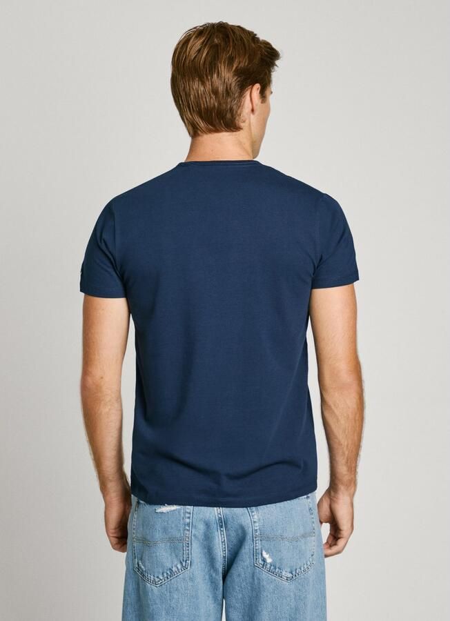 Pepe Jeans T-shirt Original Basic 3 N Blauw Heren - Foto 4