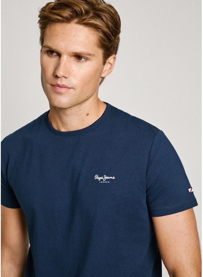 Pepe Jeans T-shirt Original Basic 3 N Blauw Heren - Foto 2