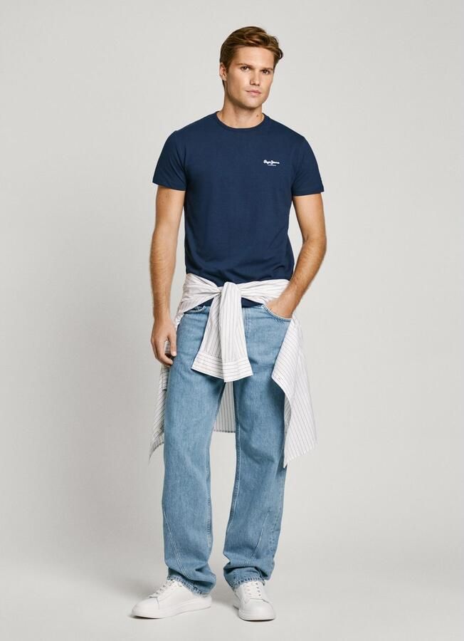 Pepe Jeans T-shirt Original Basic 3 N Blauw Heren - Foto 6