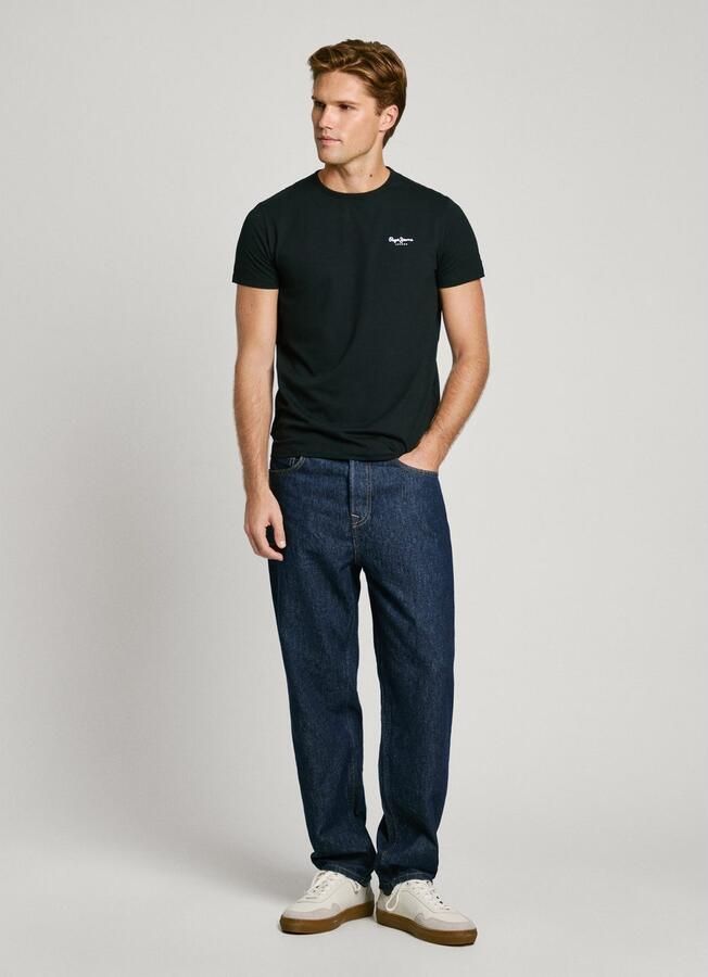 Pepe Jeans Zwarte Katoenen Crew Neck T-Shirt Black Heren - Foto 10