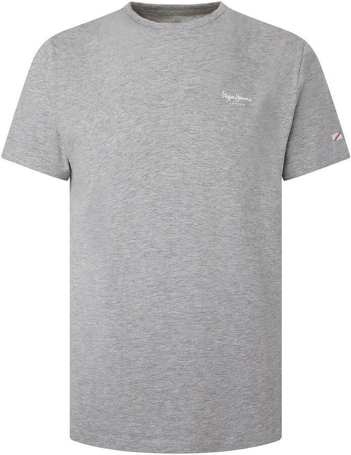 Pepe Jeans T-shirt Original Basic 3 N Grijs Heren