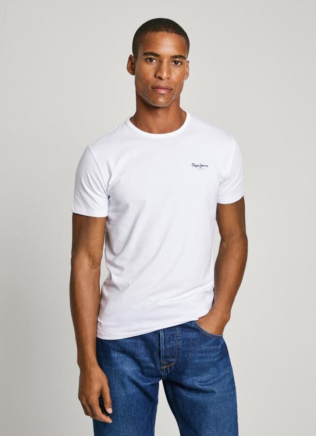 Pepe Jeans T-shirt Original Basic 3 N White Heren - Foto 6