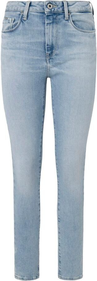 Pepe Jeans Skinny fit jeans in gebruikte look - Foto 7