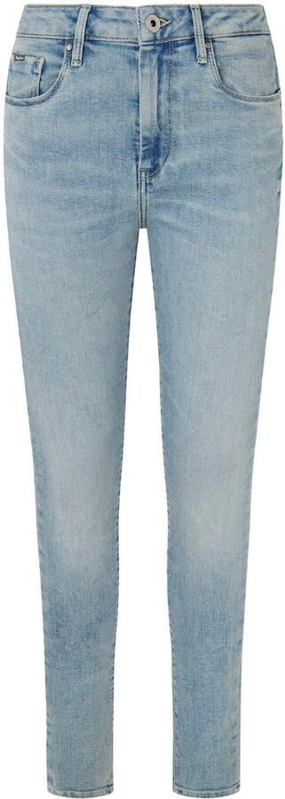 Pepe Jeans Skinny fit jeans in gebruikte look - Foto 7