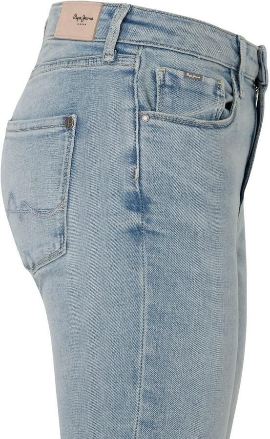 Pepe Jeans Skinny fit jeans in gebruikte look - Foto 6