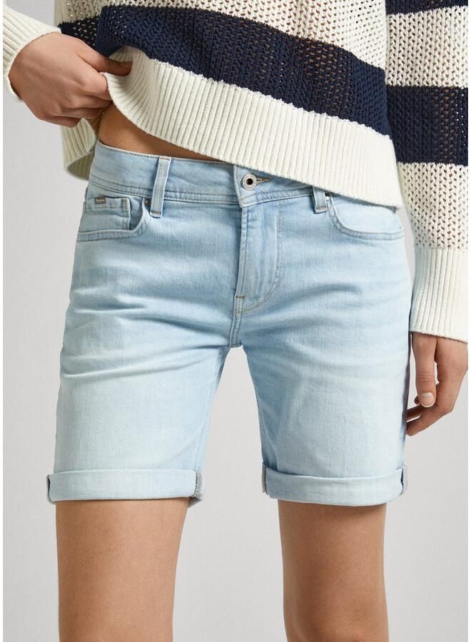 Pepe Jeans Slim fit jeans Shorts SLIM SHORT MW - Foto 2