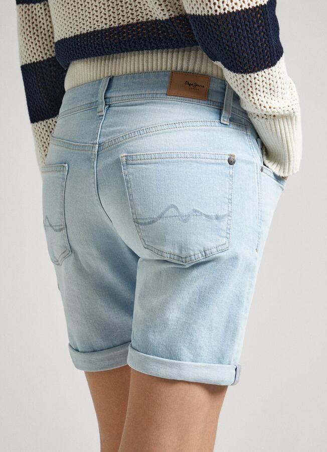 Pepe Jeans Slim fit jeans Shorts SLIM SHORT MW - Foto 7